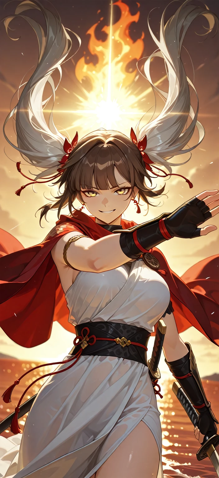 dynamic angle, top quality, best quality, High-quality illustrations, masterpiece, super high resolution, detailed background, detailed background, Monkey A Journey to the West, action, boy, girl, absurdres, perfect ???????, expression, good lighting, cinematic shadow(kemono, furry anthro),