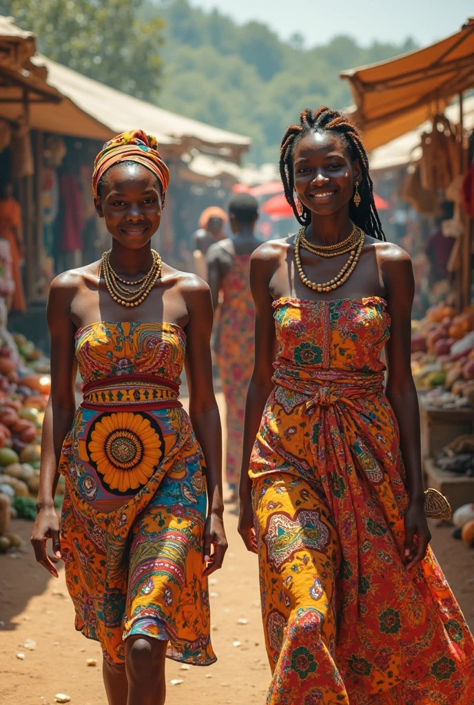 two african women
