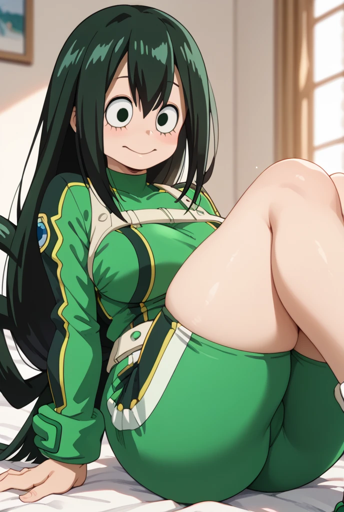 masterpiece, Highest quality, One girl,alone, Chizuru,Crouching、White panties are visible、With legs apart