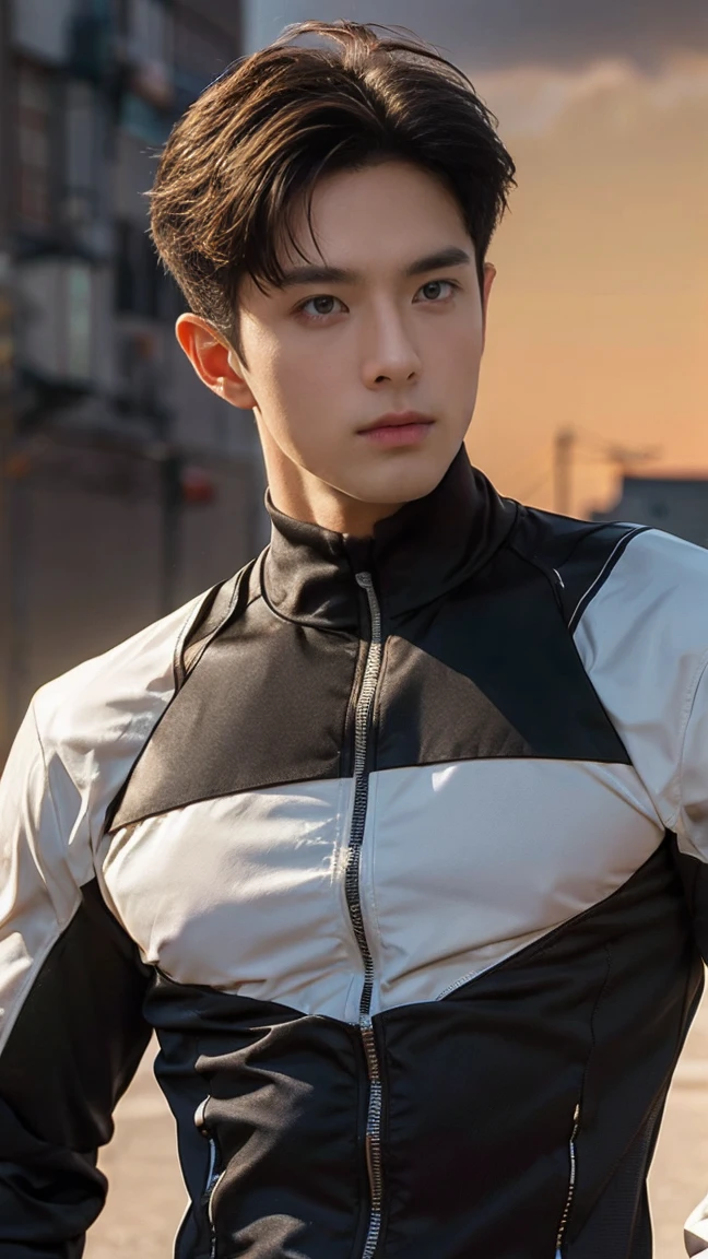 Young man wearing leggings,t shirt,long legs, thick thighs, large wide hips, thin and narrow weist, big large feminine bre-asts , very small ?????? boyish haircut , ????? bulge , running court 