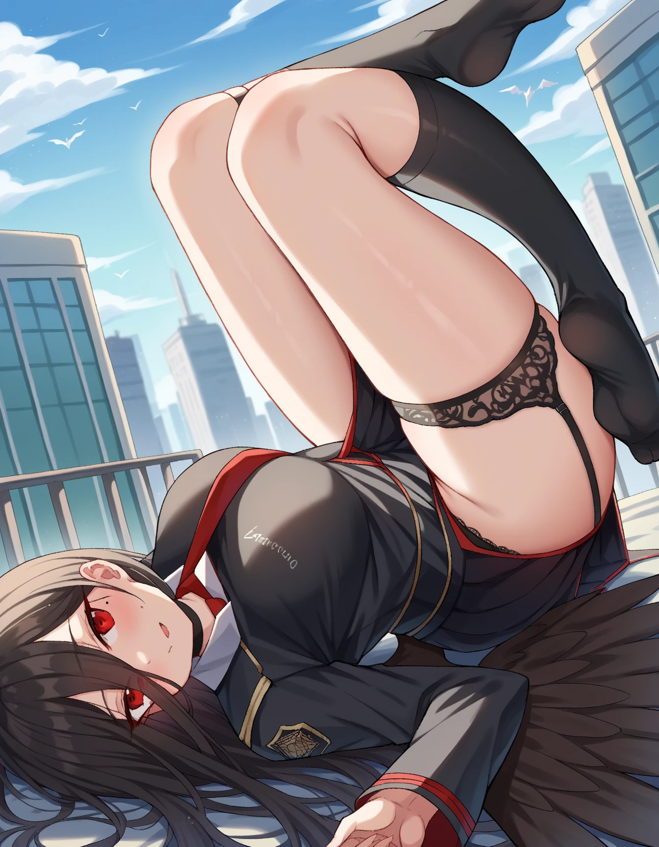 Giantess, huge giantess, orgasming, orgasming on city, cumming on city, aroused, cumming