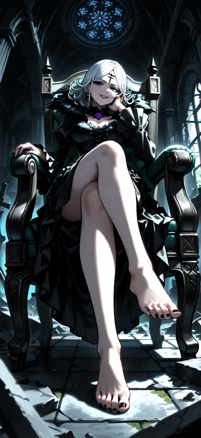 Royal life, tyrannical empress, Scarlett,
Glaring at Viewer, From below, Focus,
Particles of light, throne,
masterpiece, top-quality, Anatomically correct, SFW,
POV, imperial dress,