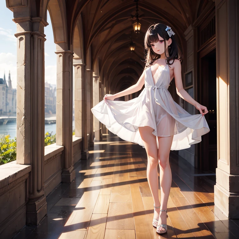 (Ceiling from Below:1.28), White and Blood Red, (Masterpiece 8K TopQuality:1.2) (ProfessionalPhoto:1.37) ExtremelyDetailed (((FullBody, KAWAII girl with HUGE boobs:1.37)) in (WHITE Lace Tube-Top MiniDress:1.28)) detailed (Delicate Lace textures), (Detailed(Distant Elaborate Stainedglass Background:1.37) (Tyndall Effect) (Oodles Dazzling NeonColor Particles:1.32)) BREAK ((ZoomLayer)), (((NOGIZAKA FaceVariations))), Extremely Detailed (very KAWAII Face), Childish CaptivatingGaze Stunning ParfectEyes ElaboratePupils with (SparklingHighlights:1.28), Radiant PearlSkin with Transparency . { (Dynamic Joyful expressions LifeLike Rendering:1.4) | (:d) }, (Acutance:0.8) PerfectLighting .