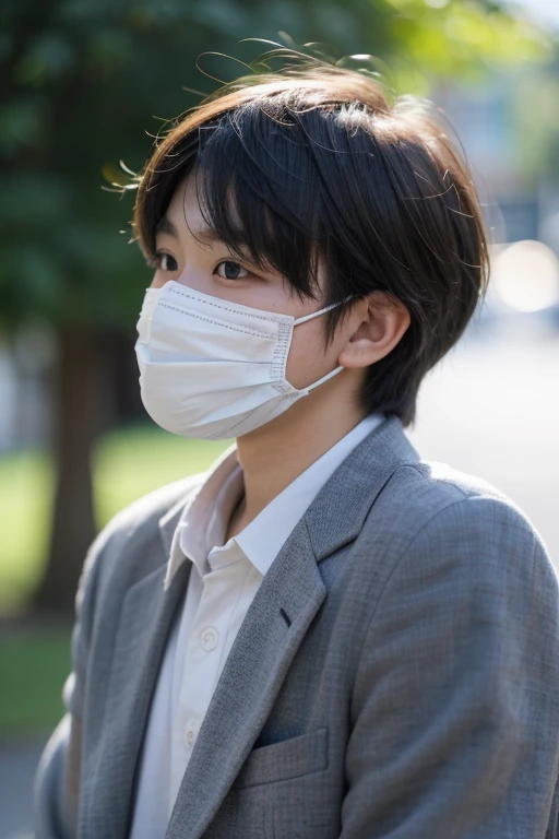 Blindfold、Primary school students、Blindfold、boy、Graduation Ceremony、Blindfold