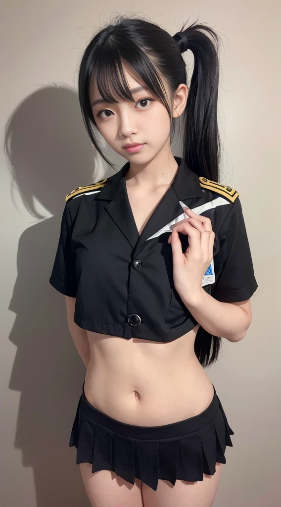 Highest quality、Ultra-high resolution、(Realistic)、18-year-old girl、((((school uniform open))))、((((I can see her nipples)))),Hyper Detail、Super Realistic、(Realistic)、More about beautiful skin、(masterpiece:1.0)、(Highest quality)、(Ultra-high resolution)、8K resolution、Canon EOS R5、135mm、Absurd、Very detailed、Sharp focus、Fine skin、(((Chirarizum、Small breasts)))