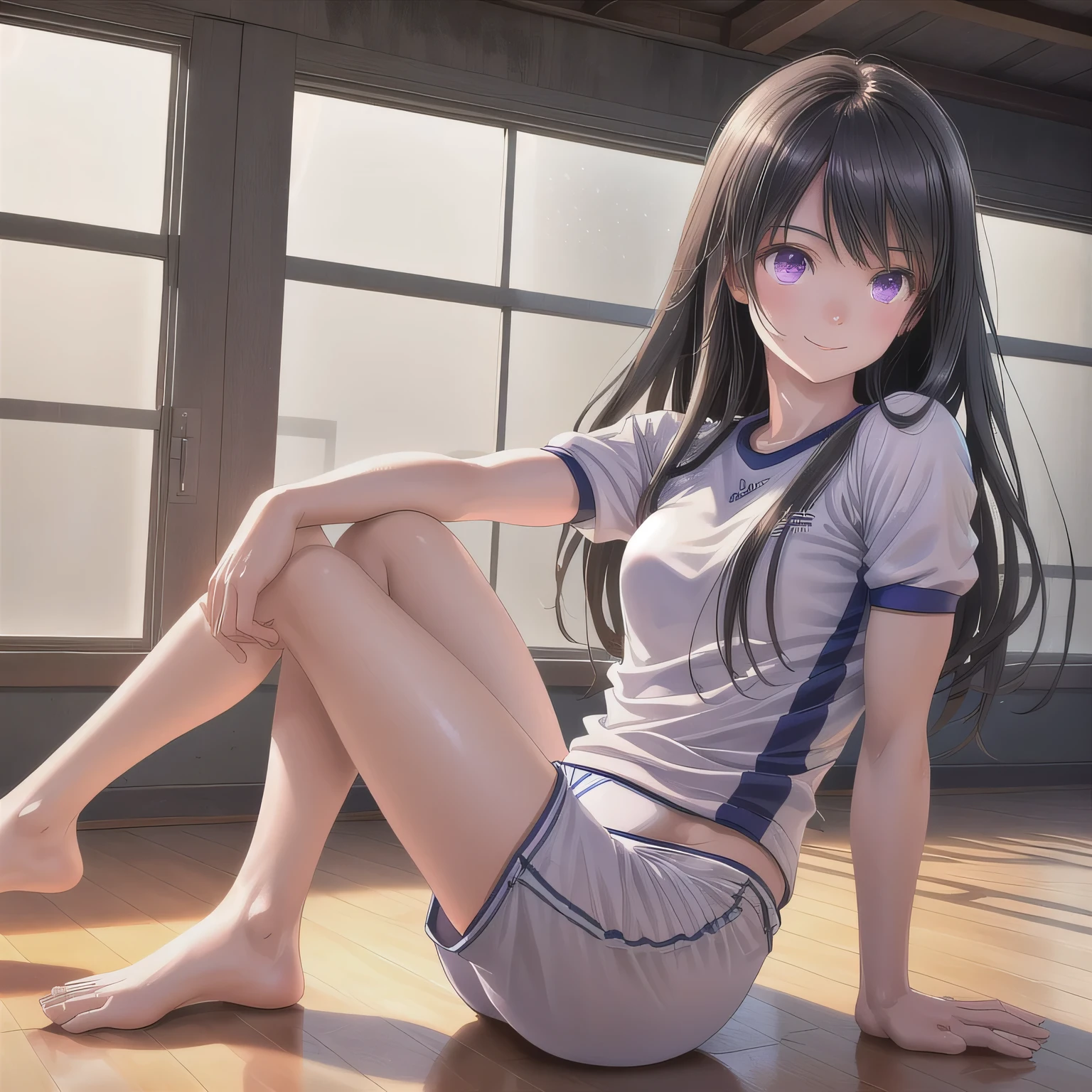 Nagatoro con una pijama que se le transluce sus pechos, se le ven los pechos,. Se le ven los ???????, Translucent pajamas, pijama abierto, pijama de verano, pijama corto, camisa abierta, shorts cortos y apretados 