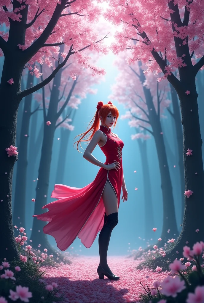 whimsical world,red moon rising, modern vampire caslte,realistic