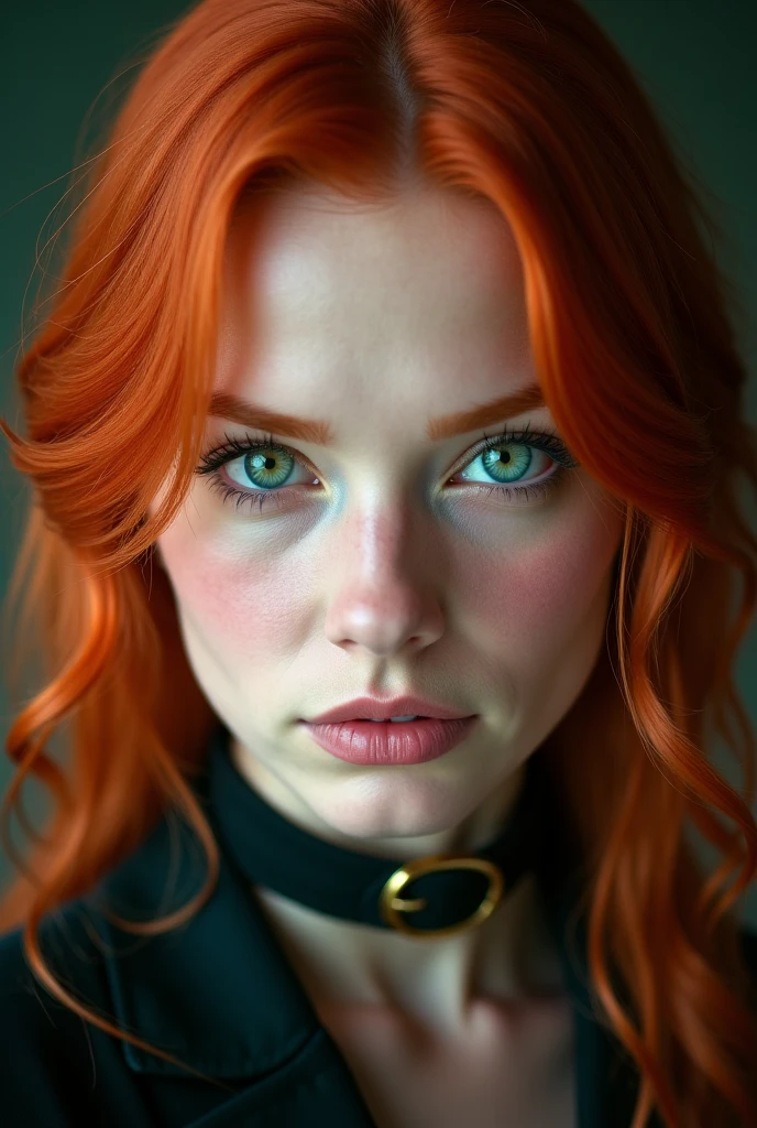 Image: A stunningly realistic photo of Yelena Belova, the blonde-haired, red-headed beauty, Anna Nikonova aka Newmilky, the fiery red-haired Swedish woman, Ava Max, the seductive brunette with long, rojizo hair, and big eyes.
Photographed in a Canon EOS R5, 50mm Lens, F/2.8, high resolution, ultra-high definition, detailed, hyper-detailed, with a focus on realistic skin texture and high contrast. This photorealistic digital art piece showcases the trending on Artstation 8k HD high definition, with a detailed,