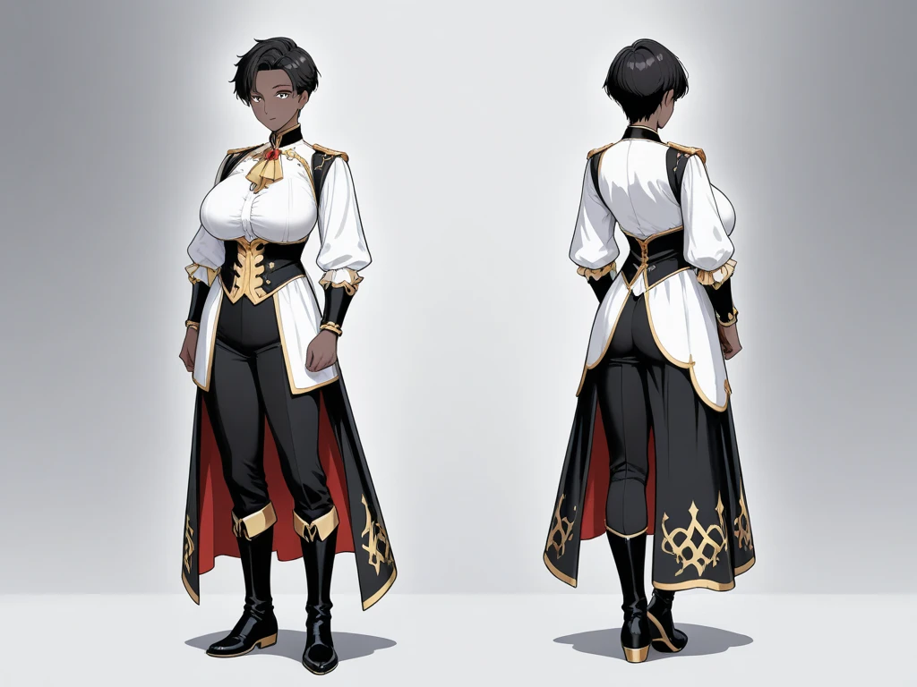 By bebebebebe, by lostgoose, by goonie-san, Solo, standing, black woman, glasses, big glossy lips, ((lip gloss)), eyelashes, eyeliner, dark brown eyes, black curly hairstyle, human, fantasy archer, ranger, dnd, dungeons and dragons