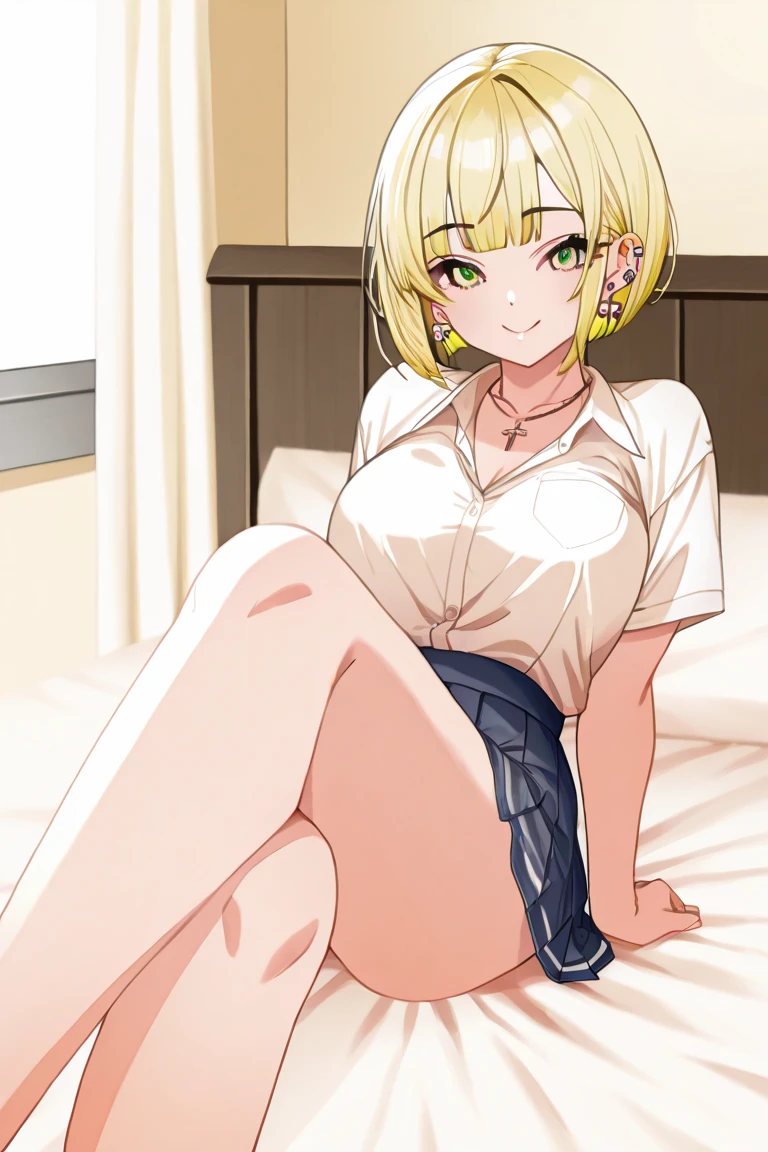 Eri Ayase、Best image quality、High resolution、masterpiece、super high quality、Spread your legsしゃがむ 、Thick thighs 、Spread your legs、Beige is good、Beige panties、Very large 、Cowboy Shot、Low Angle、Blushing、4K quality、No clothes、Big Ass、Zoom in on the lower body、Wearing black knee socks、Pubic hair growth、My crotch is wet with love juice、Shooting from below、smile、Blushed、Large Breasts、kitchen、Orgasm Face、Embarrassed face
