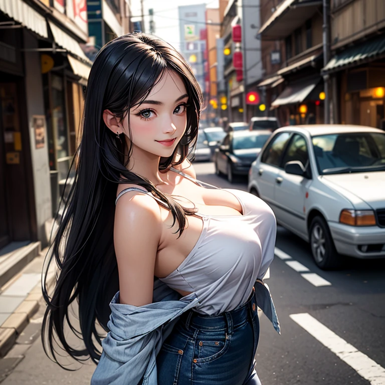 black hair