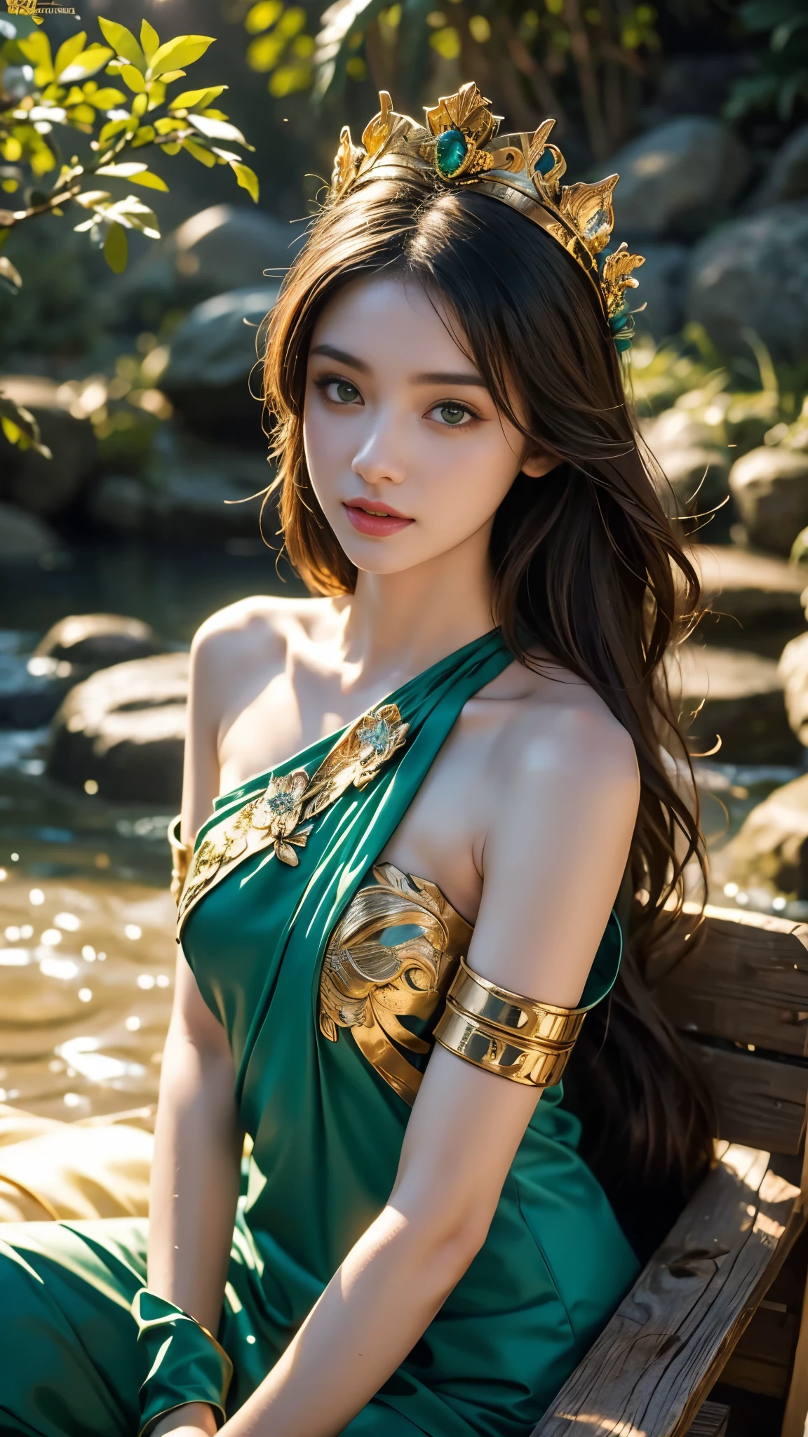 セクシーな成熟したBeautiful warrior、Greek Women,She is wearing a short shiny black leather skirt。（,腹部にHas a succubus tattoo）,have a perfectly proportioned body,Moisturized Skin,(Advanced Skin Details:1.1)完璧なface,Light golden wavy hair,Transparent hair quality,Delicate hair(Premium Hair Detail:1.1)Beautiful and delicate eyebrows and eyelashes,Beautiful eye makeup,eye元を鮮明に再現,Number of students: 8,000 people(高度なeyeの詳細:1.1)Sensual唇(Perfect Lip Shape)(Fascinating笑face) Optimal ratio of four fingers to one thumb, arms are lower than chest,Wearing Jewelry,Gold earrings,Gold Necklace,Gold Bracelets,gold waist chain,scene,Inner part of a cathedral,in the halls of a sacred cathedral,Master Photo,完璧なmasterpiece,Best image quality,Professional Indoor Lighting,Professional Dimming,real,Succubus tattoo series,Perfect for women's artwork,Best Photos,Black gold leaf series,Small tattoos,goddess series((Hippolyta)), Amazon, Strong warrior,
Beautiful warrior,beautiful greek girl, Beautiful woman,ancient greek girl,One girl,

(Large Breasts:1.4),((((Wild black hair)))),(((green_eye:1.3))),Complex eye,beautiful detailed eye,symmetrical eye,((((Shiny skin:1.5,Sunburned skin,Light Skin: 1.5,Sunburned skin,Shiny skin,very Shiny skin,Shiny body,Reflex muscles)))),(Spider&#39;s underbelly,Tight waist,Wide Hips,An athletic body,膨らんだfoot,Thick thighs,(詳細なface)),Beautiful lip detail,((Perfect figure :1.2, (Round Breasts :1.1)),

cute,Lewd,Sensual,Fascinating look,Fascinating,((erotic)),Gorgeous,Gorgeous,((Browsing Caution)),

Revealing clothing,Show some skin,Golden Greek Armor, Jet Black Hair, Hoplite helmet, muscular chest, beautifully protruding nipples、,Wearing shining silver armor, Long, flowing hair blowing in the wind,The armor shines silver and gold,

(Seductive Pose:1.3), View your viewers,Embarrassing,Centered,Scale to fit dimensions,Three-part method,

Outdoor,Pillar,((Pillar background,Greek Palace,Greek Palace background,Background pyramid)),scenery,extremely scenery,(Puddles everywhere,Moss,Moss on the background), Greek Style,Greek Castle,Yuri、pad,palm,(sunset, Golden Hour),Has a succubus tattoo

(Shiny Greek Ornaments),High resolution,Sharp focus,(Super detailed,Very detailed),(Photorealistic artwork:1.37),(Very detailed CG unity 8k wallpaper),(((Vibrant colors,Vibrant Themes))),(Complex),(masterpiece),(Highest quality),Artistic photography,(Photography by sldr),(Complex background),完璧にレンダリングされたface,完璧なfaceのディテール,リアルなface,Photo Real,((Complex detail)),(((realism))),
（Perfect Arms、fingertip、foot、face）、（Sexy pose、Sexy and beautiful thighs）