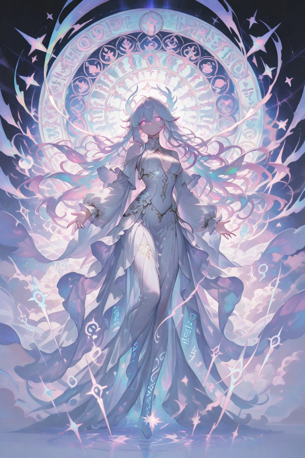 water, refraction, reflections, mirrors, prisms, sunlight, glowing lights!! intricate elegant, highly detailed, digital painting, artstation, concept art, smooth, sharp focus, illustration, art by ( ( ( ( artgerm ) ) ) ) and ( greg rutkowski )! and ( ( ( alphonse mucha ) ) ), eyes reflecting into eyes reflecting to infinity