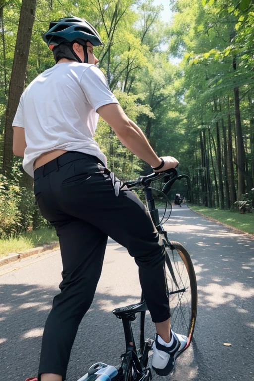 A young teen boy in loose fitting jeans pants and a loose t-shirt from behind, Black nerdy glasses, Sexy pose, Bent
forward, Looks worried and concerned, Young, Teen, Ginger hair, Curly hair, Dark green eyes, Tan skin, Freckles, Small nose, Slender body, Plump booty, Round booty, booty, Sexy booty, Plump
ass, ass Sexy ass, Young boy, Teen boy, Femboy, Twink, Tracksuit boy, Solo Single Boy, 1 boy, Nerd boy, Nerdy, In a dark foggy forest at night, Scary, Foggy, Forest, Night, Night time, Ultra-detailed, Best quality,
Ultra-realistic, High quality