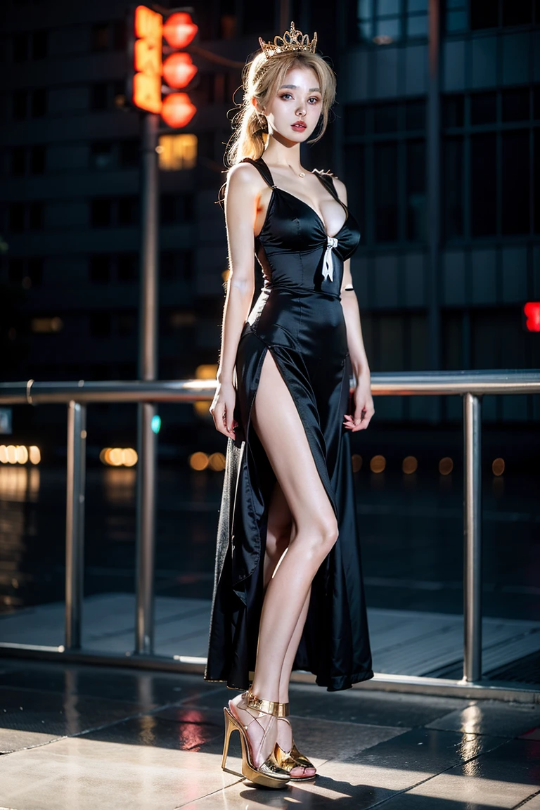 erotic girl, satin, silk, black, pc gamer, blonde, long hair, skirt, dress, nigthdress