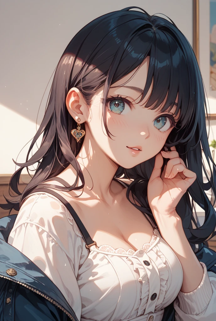 (random porn pose),(Highest image quality,(8k),ultra-realistic,best quality, high quality, high definition, high quality texture,high detail,beautiful detailed,fine detailed,extremely detailed cg,detailed texture,a realistic representation of the face,masterpiece,Sense of presence),sweater,tight mini skirt,stockings,Engineer boot