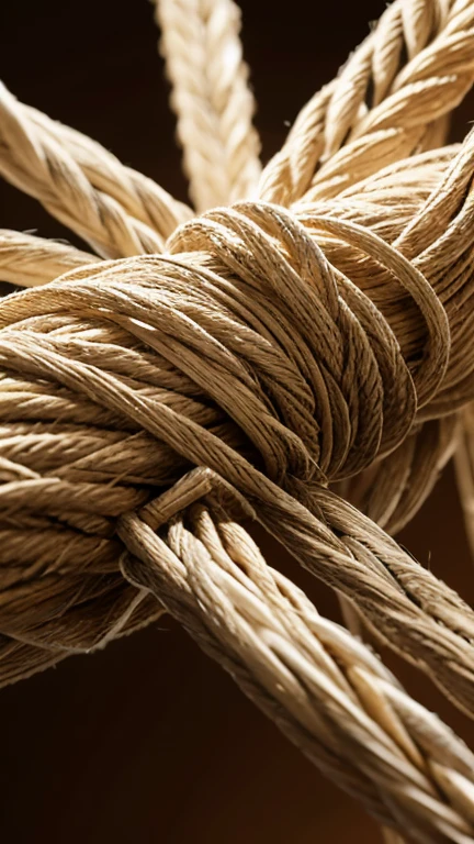 Hemp rope detail texture