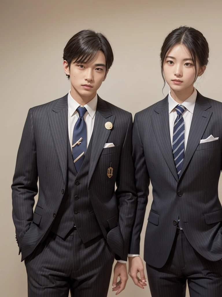 Boys in school uniforms holding hands in a secret place