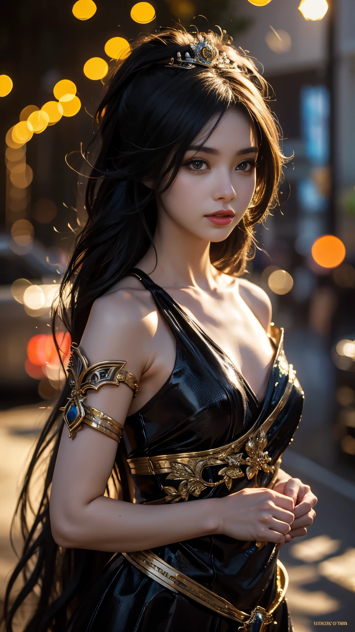 NSFW, 1girl, , (master part: 1.4), (8k, Realistic, Foto RAW, best quality: 1.4), elevador de saia, Standing on top of the mountain, shape of the areola of the light nipple, beautiful breasts, Menina chinesa, lindo rosto bonito, (cara real: 1.4), buceta perfeita, Penteado bonito, olhos castanhos realistas, belos olhos de detalhe, (pele real: 1.3), pele bonita, atraente, Ultra high resolution, ultra realistic, Cinematic lighting, cabelos pretos coloridos, cabelos longos, twin ponytails, fitas brancas, China antiga, mitologia chinesa, Dragoned