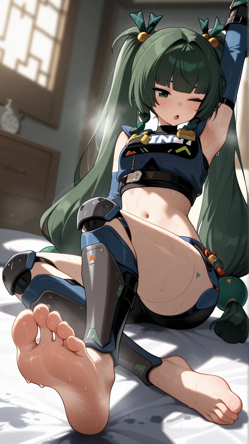 Green hair、Big Bullet、gloves、knee sox、指なしgloves、scarf、Sexy lingerie、White bra、white panty、teats、The fabric of the clothes is transparent、top-quality、official style,（Shino Asada -SAO-GGO-）,masutepiece, Best Quality, {{{ultra-detailliert}}}, Game CG, superfine illustration, , On the train, 1girl in, {{kawaii}},, beutiful breast, {{embarrassed from}}, （nsfw） , Angle looking up from below,Run away, Slim Head, [Wavy Hair], [[[opened breast]]], slim hair, Tsurime, take down panties,性器をPubic hair shows throughさせる, Short hair, [[[hair messy]]], Short hair, light-brown hair, {{{be grabbed breasts on breast only}}}, swollen head, Take the train, {{{{{full of sweat}}}}}, Resist male violence, with small red hairb,（（ahe face））,cum on , （bra went up）,Pubic hair shows through、（（（raise one leg）））、molesting、（（（（Masturbation））））、huge tit、White liquid flowing out of the genitals