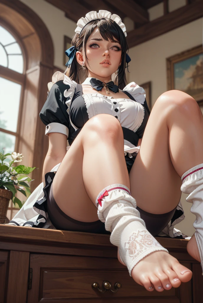 Picture, 1 girl, solo, short sleeves, green eyes, looking at the viewer, (((crying face))), abandoned house, floor, heart 1girl,steam, lace, (megumin), witch's hat, magic wand,tense underwear, white underwear, excited face, sweat-soaked skin, asking for help, ((crotch open facing forward)), (showing off crotch), full body portrait, (tears), (30 used condoms on floor) --auto --s2
