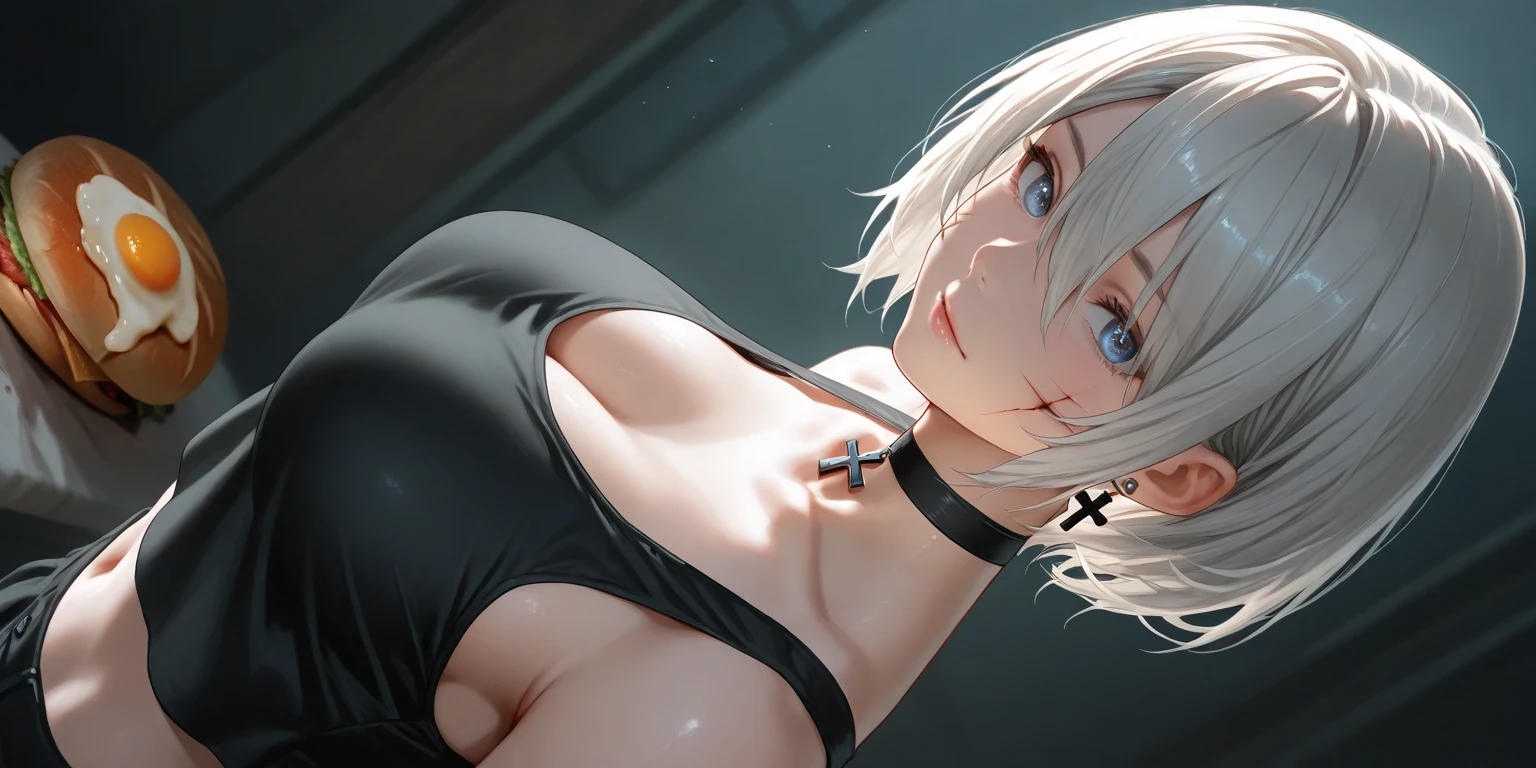 (((Lucyna "Lucy" Kushinada))) (white hair) ((cyberpunk edgerunner)) (((enormes tetas))) 8k,((cuerpo completo))(((Amazing tits)))caliente, hermosa,((Hornie)), 8k, hiperrealista todo como un motor irreal trazado de rayos render ((estilo humano hiperealista)),(((Empty dark background))). hiperrealista todo como un motor irreal trazado de rayos render estilo humano realista ,(((Empty dark background)))., Suavemente iluminado, Intimo exquisito detalle, foco nítido, intrincadamente detallado, rewarded photography, small-catchlight, bajo contraste, alta nitidez, facial-symmetry, profundidad de campo, cinematic background, Renderizado del motor irreal, Imagen central, dream-like, Suavemente iluminado, intimo, imagen de cuerpo completo ,cuerpo completo,((tetona)),((piernas torneadas)) perfect ass ecchi