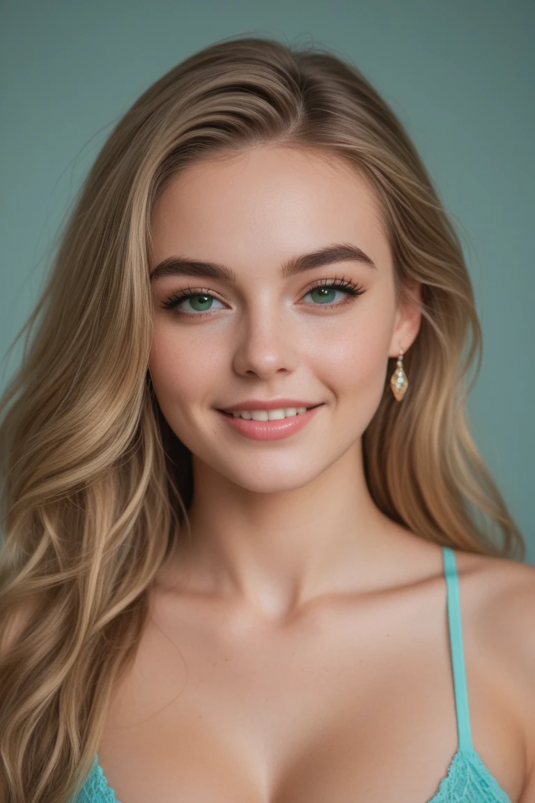 Realistic full body photo of a smiling, Young blonde woman with long hair, She dances in front of the camera in a long A-line bridesmaid dress with jewel neck straps made of shiny green satin., Park,glamour fotoshooting, Wedding celebration, perfect ???????, perfect blue eyes. Perfect hands with 5 fingers on each hand, Matching girl, look into the camera, 1 Frau. (Eye make up:1.1), (highly detailed skin:1.1), spirit, analog style, keen focus, 8K  UHD, dslr, good quality, Fujifilm XT3, Grain, Award-winning, ​masterpiece. Wedding celebration