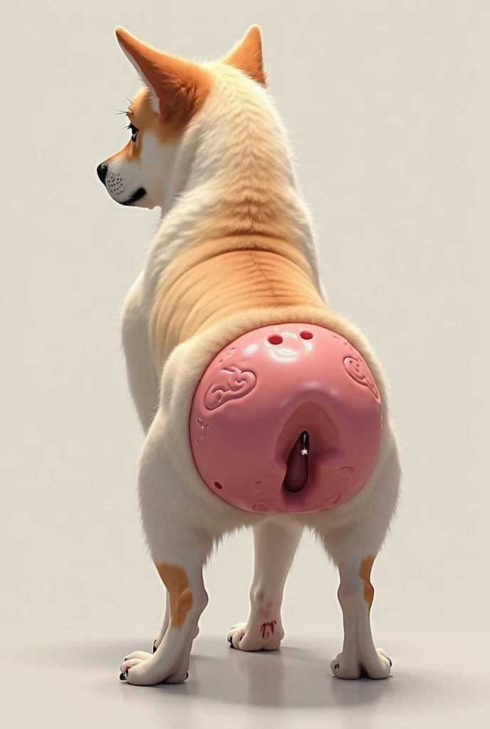 (raw, cinematic:1.2, realistic, tailless, detailed fur:1.3, fluffy:1.3, furry:1.3, feral), zPDXL2, (solo), male, ((((dog)))), backlightning, cute, (((rear view:1.2))), standing on all fours, park, ((((hyper, equine penis, erection, pink penis, pink balls, veiny penis, huge penis, huge balls, excessive cum, anal feces)))), ((((excessive anal feces))))