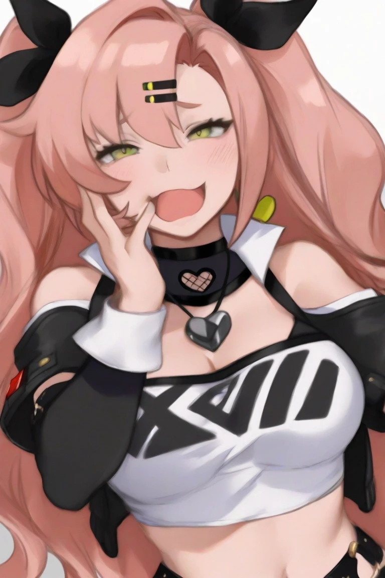 <lora:lightAndShadow_v10:0.4>,1girl, spoken_heart, heterochromia, leotard, virtual_youtuber, breasts, heart, twintails, solo, long_hair, yellow_eyes, hat, open_mouth, gloves, large_breasts, speech_bubble, looking_at_viewer, smile, red_hair, covered_navel, grey_background, thighhighs, leotard_under_clothes, blush, bodysuit