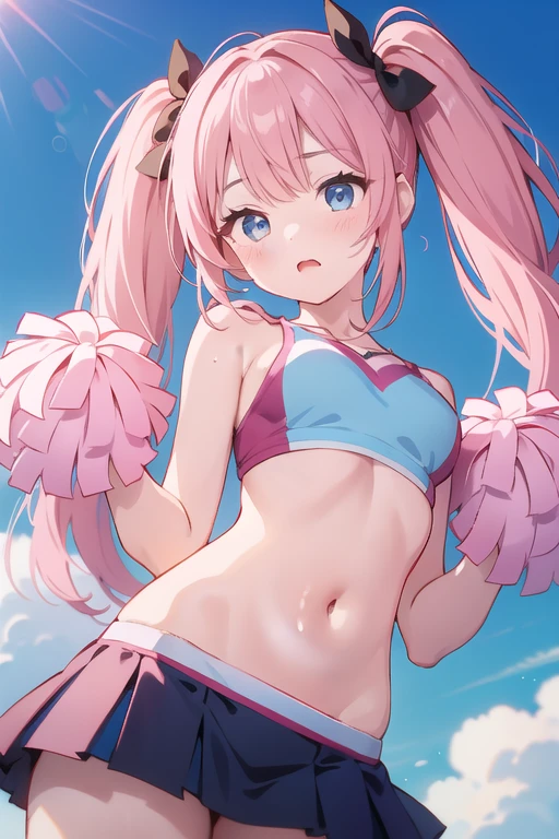 One Girl、Pink Hair、Blue eyes、Twin tails hair、White LINE Gradient Hair、Bangs are straight,Detailed Background, masterpiece,Smaller breasts、 Highest quality, smile, ornament, hoodie, Portraiture, Blue Neon, graffiti, dark, night, Glowing Eyes, Black Light Masterpiece, Highest quality, One Girl,(((Beautiful pink ocean hair color)))、(Emerald Blue eyes:1.5), , Yellow pubic hair growing in the eyes, (Large breasts:1.2), BREAK looking at viewer, BREAK indoors, BREAK (masterpiece:1.2), highest qual,High resolution, unそれy 8k wallpaper, (shape:0.8), (Beautiful and beautiful eyes:1.6), Highly detailed face, Perfect lighting, detailed CG, (Perfect hands, Perfect Anatomy)、Wistful face、haa、Embarrassing expression(1:2)、Rough I breatheing、(((legs wide open)))、(((White Background)))、White Background、Red face、blush、Embarrassing、Dynamic pose、whole body、Sweat、I breathe、Life-size model、panic、panic、((whole body))、Perfect Hand、Perfect hands