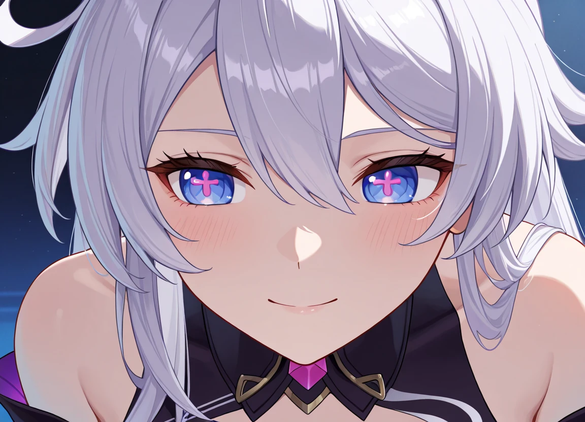 1 woman, incoming kiss, pov