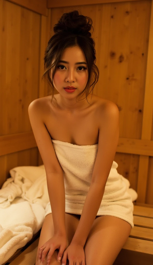 2 women at the spa, sexy, having massages