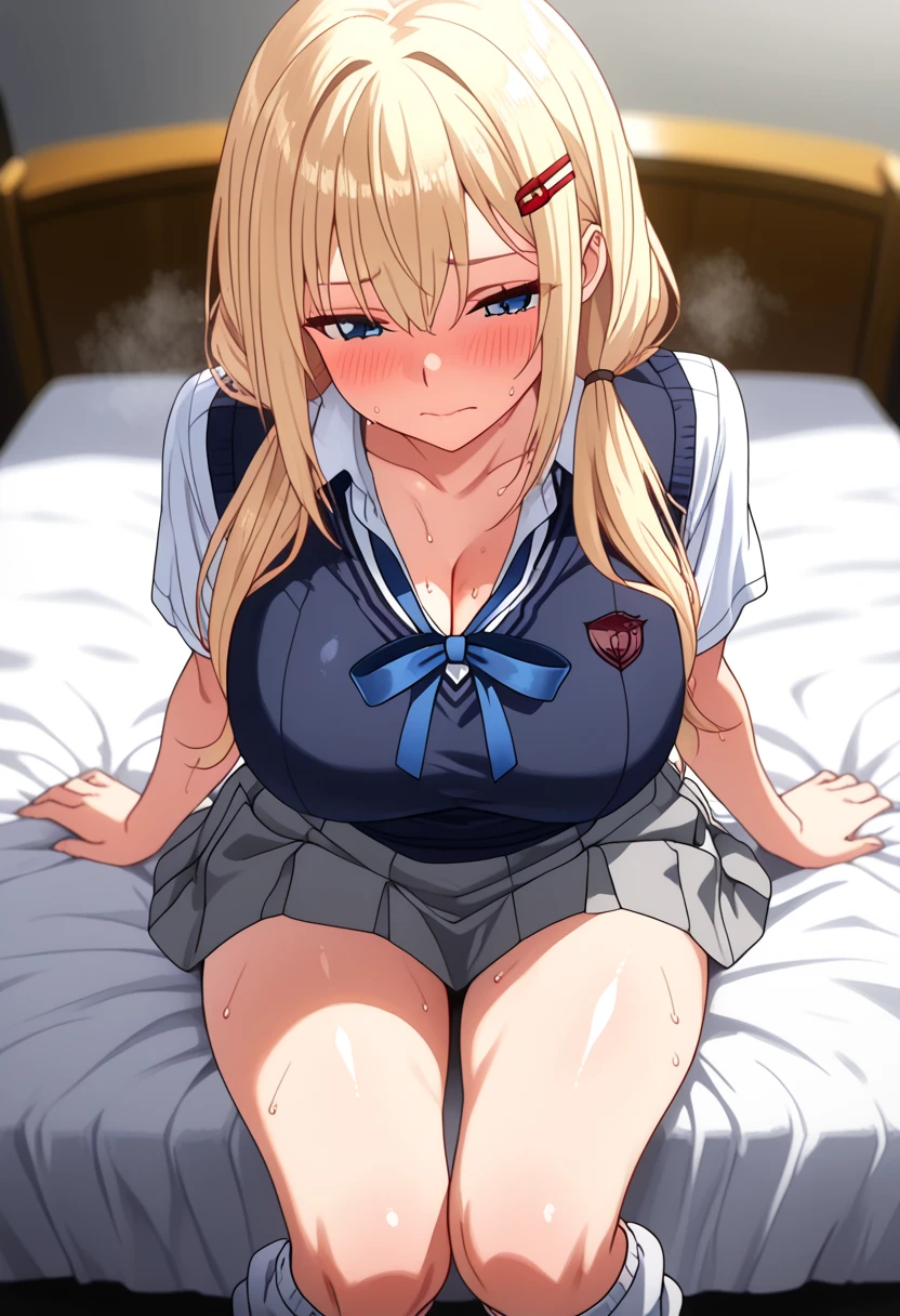 (masutepiece, Best Quality, hight resolution, nffsw, Perfect Pixel, depth of fields, 4K), Beautiful anime girl, Perfect body ,, ,(cum on body:1.6) , (bukkake:1.6), nao tomori, school uniform, serafuku, sailor collar, hair between eyes, a ,  ,nsfw,(ecstasy:1.3) ,(slut:1.2),(vulgarity:1.3),(fucked silly:1.1),(steam:1.1),(wet:0.8),(trembling:0.8),(tears:0.7) ,(drooling:0.6),(sweat:0.8), wince,(orgasm:1.5),, {{{{{{{{{censored}}}}}}}}}, {{{{{knees to chest}}}}} , {{{{girl's legs up}}}},{{{{{from directly above}}}}},{{boy on top}},{{{boy's liying on stomach}}},{{asymmetrical docking}},{{boy's lower body}},{{{{girl's face and nipples and navel}}}},{{navel forcus}},{{{{pov}}}},{{{very close to viewers}}},{{vaginal penis}},{excessive cum},{insert penis to bussy},intercourse with a man,full body,(hardcore,sex:1.8),sex from front,from front,{cum bussy},hetero,cum,socks,[dakimakura(medium)],{{girl's liying on back}},faceless male,{{facing viewer}},hetero,on bed,1girl and 1boy,nsfw,{{single picture}}, (large boob:1.2),
