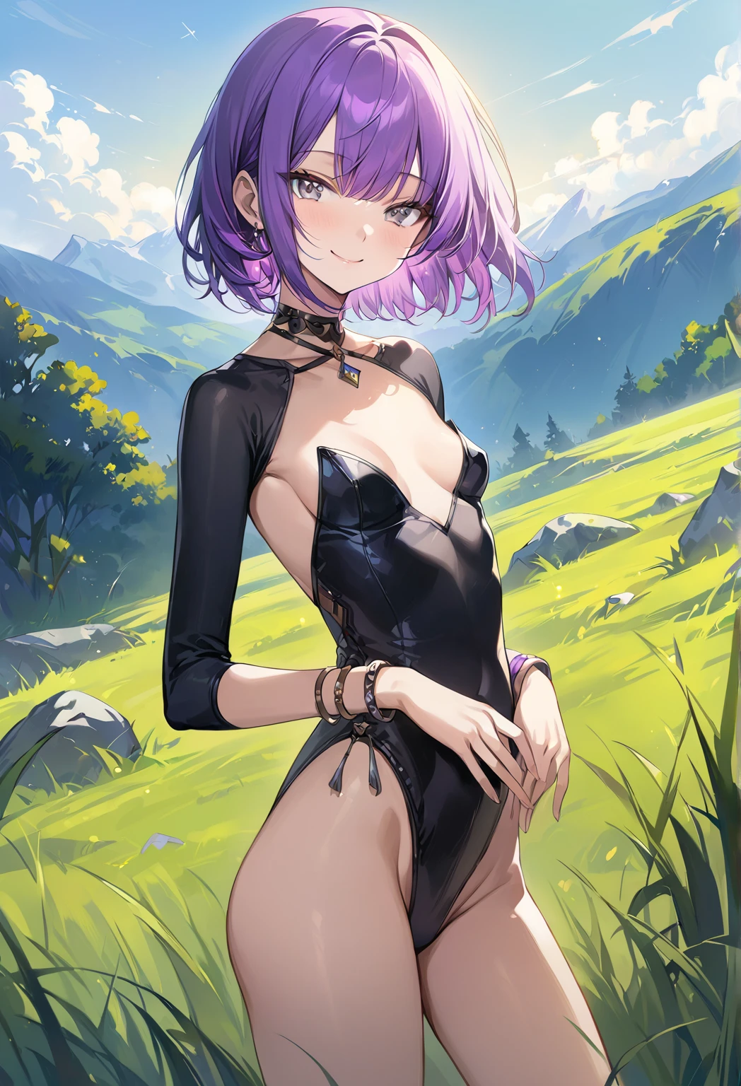 best quality, masterpiece, highly detailed, more realistic, high definition, konan naruto, orange eyes,akatsuki bikini,mature star, realistic breasts, beautiful body, akatsuki bikini big breasts, big ass, short purple hair, woman dancing in the forest, forest in ancient russia, night, white lingerie, historical site, old dress, seduction, make an erotic face, make an erotic face, moonless night,  moonless night, blood moon, too little light, too dark, too dark, no light, fog