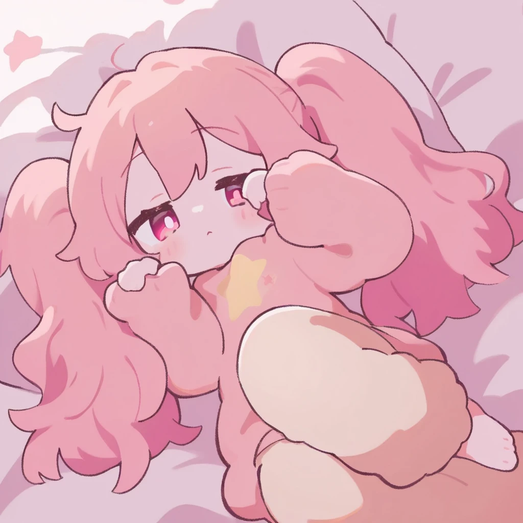 nsfw,Sweat,White Breath,ONE PIECE,Perona,Bibi,room,Naughty expression,Inverted nipples,View from the side,Lying alone in bed,