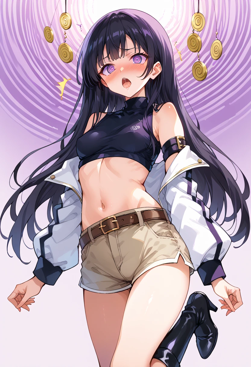 Fuso Bikini KC、is standing、The background is professional wrestling、full-body view