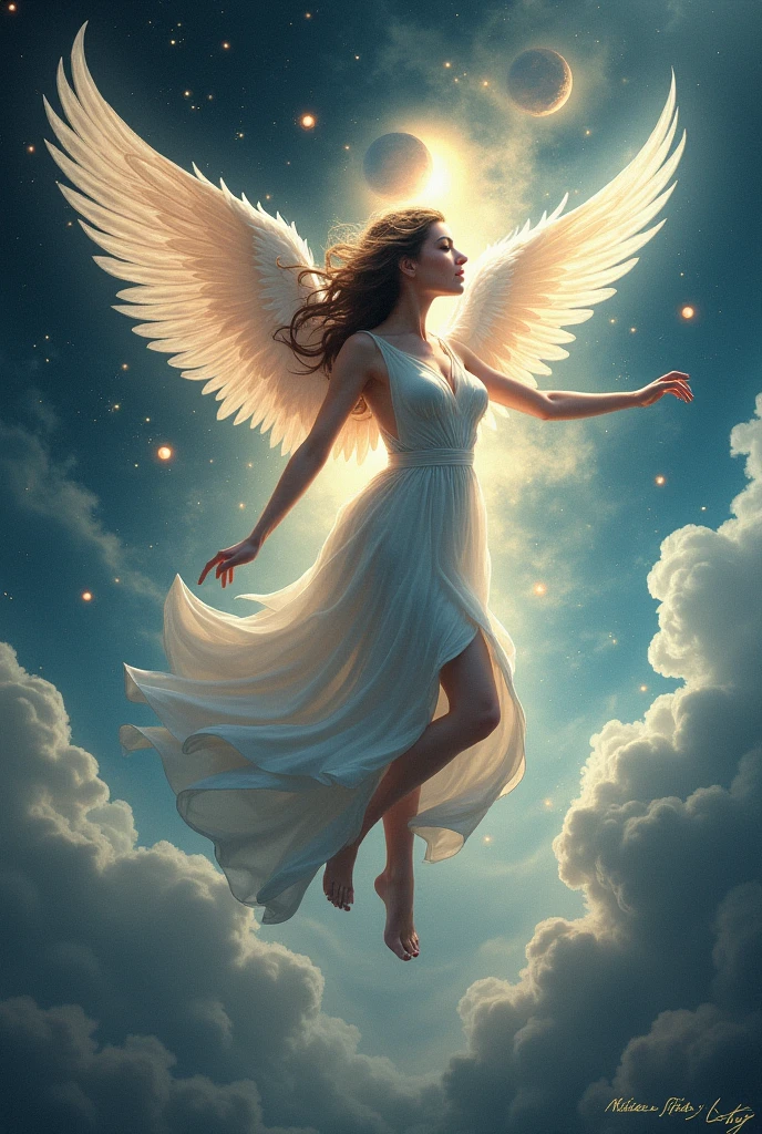 Beautiful Angel、fullmoon、Twinkle light、a smile、Healed by the light of the moon、Moonshine bath、A meditative、blissful、Thanks、tenderness