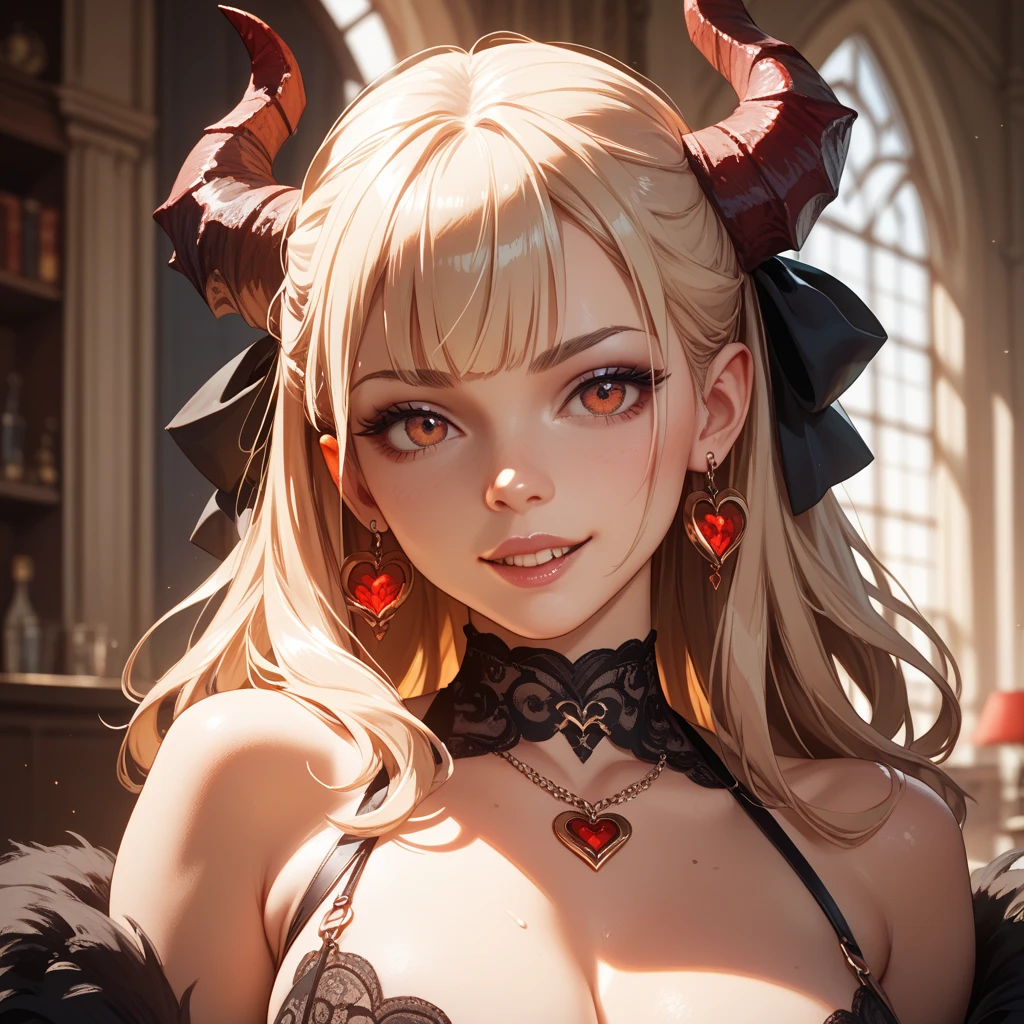 Gravemudart, Einfacher Hintergrund, Entsetzen \(Thema\), demon-like head, Frightening face, seltsam, gruselig,
1girls, Arms under the breasts, black horns, Tasten, geschlossene Augen, demon girl, Geweih, Limitierte Palette, Offener Mund, paintings \(Mittel\), sharp teeth, kurzes Haar, smil, teeth, Traditionelle Medien, Wasserfarbe \(Mittel\), white background, White hair