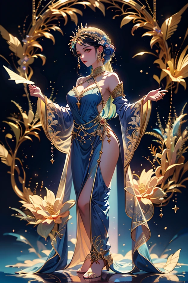 Fantasy,8k,Highly detailed CG unit wallpaper, masterpiece,High resolution,Highest quality,Highest quality real texture skin,,Increase the resolution,RAW Photos,Highest quality,Very detailed,wallpaper,Cinema Lighting,Ray Tracing,Golden Ratio, Very colorful,Colorful, otherworldly, extremely, Cute anime face, (((Flat Chest))), (Flat Chest:1.1),((((Short Bob Hair)))),Complex eyes,Beautiful attention to detail,Symmetrical eyes,(((Detailed aspect))),Beautiful lip detail, Young Face,9 years old,Pretty face, (((Embarrassing))),(Dancing lightly),(My heart is pounding with anticipation.)、White transparent god with visible nipples々New one piece,(very noble ,, godliness,Three thousand worlds,infinite happiness,joy,no gravity,milky way,background\(heaven\),in the Thick Fog,(Thick Fog:1.5)\),\(below heaven,look up\),(Thick Fog:1.5),Empty is color,Ameno-Uzume-no-Mikoto,Wide-angle lens,Wide composition,The life of a woman in heaven,Lotus flower in full bloom,5th Dimension,