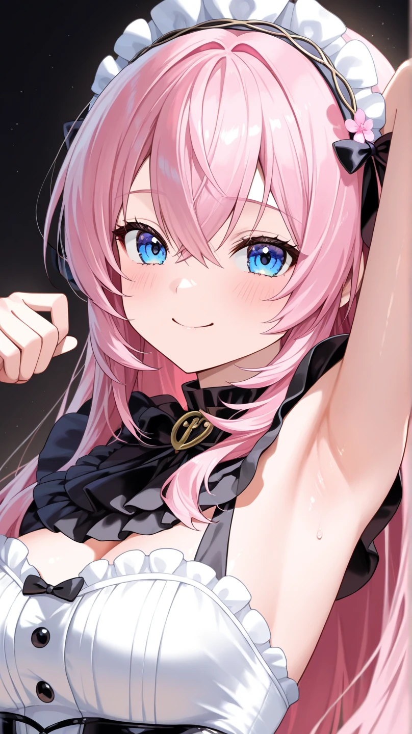 1 person、Mature、Ample breasts、Long Hair、Nipples、Areola、naked、Embarrassing、Take off your clothes、Nipplesを見せる、Dark Area、Pink Hair、Light blue eyes、Jewelry decoration、necklace、bracelet、Dark Area屋、Chained、Like a slave、Nipplesを見せる、Underground auction、Number on neck、Number on neckの焼印、Item Number、naked、Excited audience、Spotlight、on stage、auction、High resolution、Highest quality