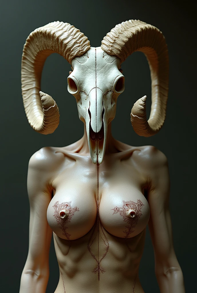 A goat lips face girl with different size of brest with looted money behind the Indian bars cell