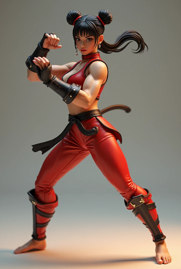 1 girl, taki soulcalibur, toned body, emphasized ass, slender, perfect body proportion, corrected anatomy, slender , toned hips, erect, streak, emerge, (taki detailed costume))