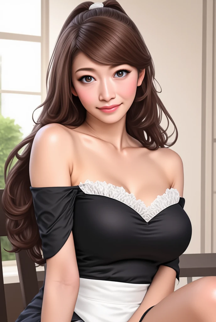 Linda garota negra , cabelo longo , rosto perfeito super detalhado , atraente , biquini rosa , corpo completo , mid breasts , bunda grande , mostrando as costas , bunda