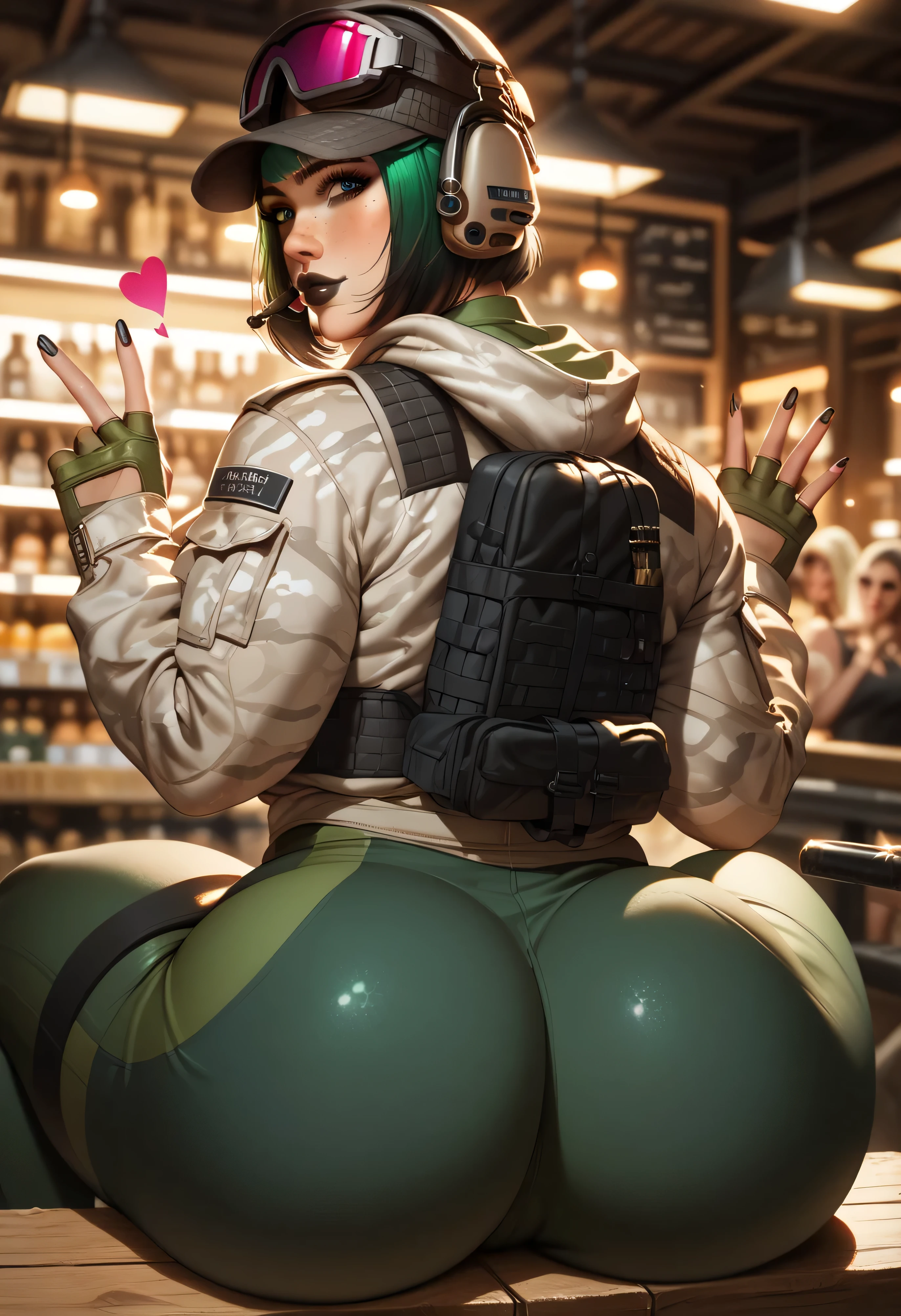 Battalion Best Sexy Big Breasts Athletic Body Balaclava Leg Holster NSFW NSFW