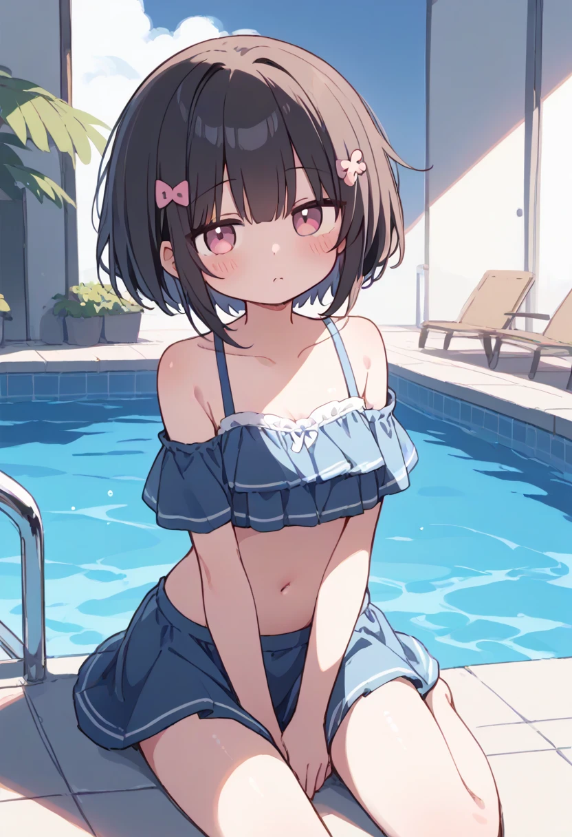 High resolution、A silver-haired girl drawn in the style of Japanese anime、A person sitting on a swim ring in an empty resort night pool々situation。(pinkの水着(、彼女は魅力的なpinkのビキニを着ています.、(pinkの水着)、The pool is beautifully lit、The surroundings are quiet and relaxing.、
(Masterpiece 1.5),super high quality, Very detailed,Perfect drawing,nfsw、beautiful woman、beautiful, Glowing Skin、A kind smile、beautiful black hair、Braiding、(((beautifulpinkの水着)))、(((pink、pinkの水着))),3D、16K Illustration、((Clear Face))、High resolution、Nice background、beautiful background、Spotlight、Vibrant colors、(((Detail View)))、Perfect beauty,beautiful指,beautiful手,Points First,nail,Place your arms behind your back,Wakame seaweed、Wakame seaweed、Wakame seaweed、Wakame seaweed、Wakame seaweed、Wakame seaweed、Wakame seaweed、