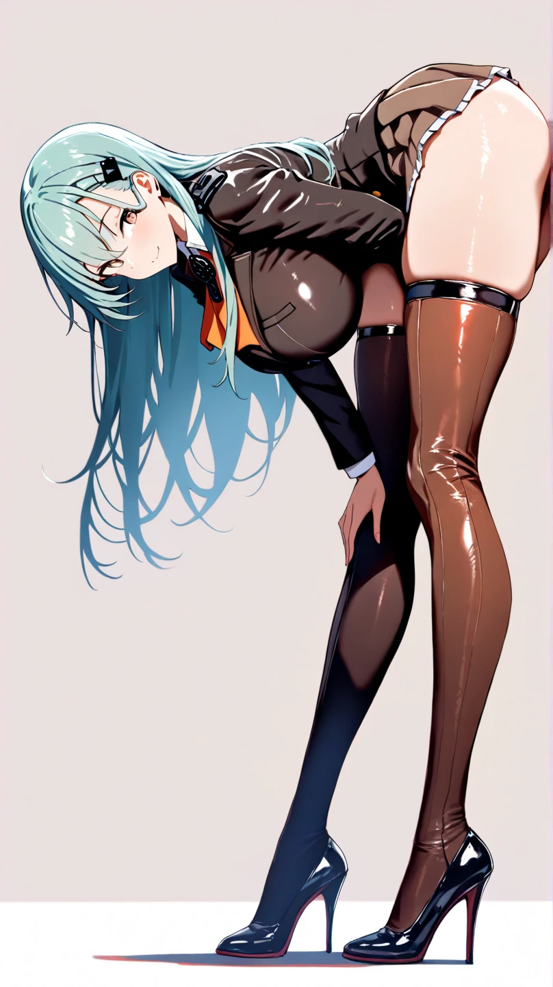 (masterpiece, highest quality:1.2), 1 girl, alone,Are standing_Split, 
long hair，Bunny Girl