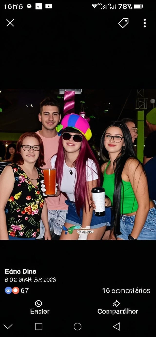 Several people posing for a photo at a party with a woman in a black dress, Directed by: Nandor Soldier, lots of revelers, Fotografia tirada em 2 0 2 0, revellers, Directed by: Milton Menasco, Parece Fabiula Nascimento, tirada em discoteca, boate, Malika Favre, Beautiful girls, Directed by: Samuel Silva