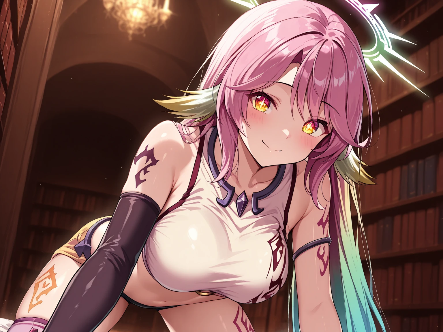 Mejiro Palmer \(umamusume\), (Masterpiece)), ((Best quality)), (Ultra-detailed), illustration, beautiful art, Artistic, Realistic, ((Unity 8k wallpaper)), Beautiful, ((超高分辨率)), well-composed, good art, scenery, Cinematic, Detailed skin, (Oily skin), Glossy glossy skin, Fine skin, Beautiful face, (Beautiful hair), (Beautiful brown eyes), hand with five delicate fingers, (Perfect anatomy), (correct limb), (Realistic), Medium breast, (A ), Midsummer, (Sweaty), (belly dance), Belly dance costumes, inns, Night style background,