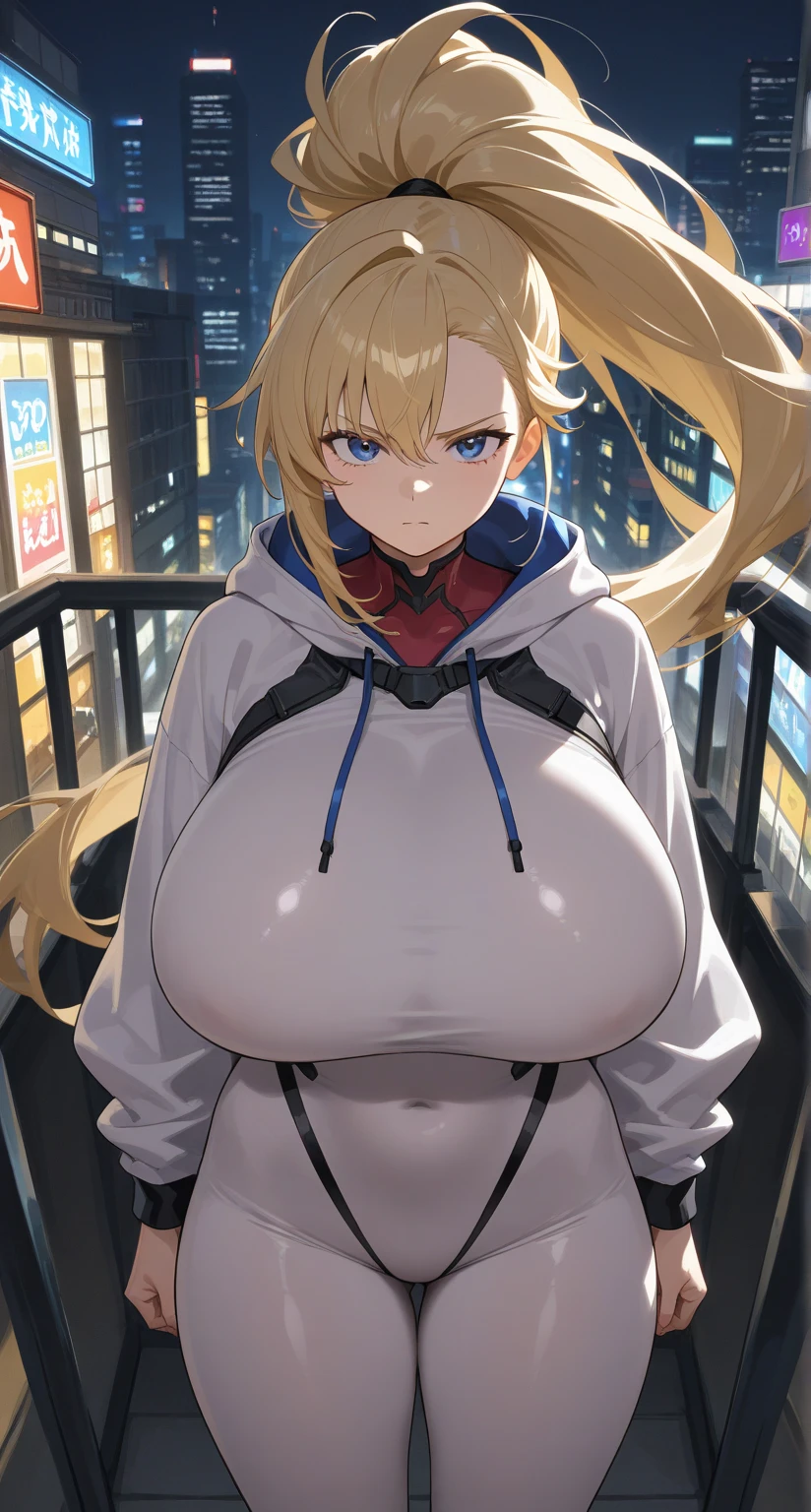 1 girl, detailed blue eyes, lange wimpern, detailed beautiful face, twintails, (very Long blonde hair:1.4), festgebunden, (arms behind back:1.6), gefesselte Arme, (blushing:1.3), (Big boobs:1.1), OTN, White OTN gag, wrapped Tape Gag, Tape gag, Gag, gagged, bound knees and ankles, shibari over clothes, (black skirt, White crop top:1.4), standing in a beach night Club, many people around, tied gag, nah aufnahmen