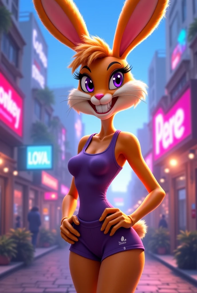 score_9, score_8_up, score_7_up, score_6_up, cinematic,natural skin texture, hyperrealism, professional photography, Depth of field, bokeh, photorealistic,realistic, BREAK female anthro rabbit,zootopia style,judyhopps, half-closed eyes, anthro in heat, detailed grey fur,judyhopps, tight sport leggings, crop top,covered perky nipples,thigh gap, (sucking a carrot:1.2), holding carrot, tongue out